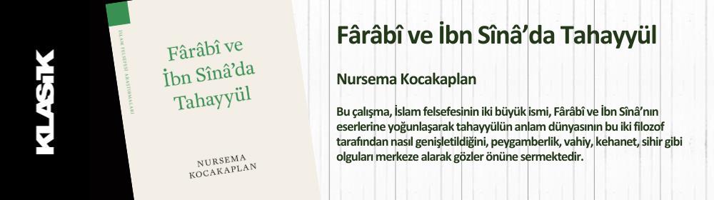 İlk olarak tahayyülün Antik-Helenistik felsefedeki görünümlerini ve İslam dünyasına intikal süreçlerinde geçirdiği dönüşümleri ortaya koyan bu çalışma, İslam felsefesinin iki büyük ismi, Fârâbî ve İbn Sînâ’nın eserlerine yoğunlaşarak tahayyülün anlam dünyasının bu iki filozof tarafından nasıl genişletildiğini, peygamberlik, vahiy, kehanet, sihir gibi olguları merkeze alarak gözler önüne sermektedir.